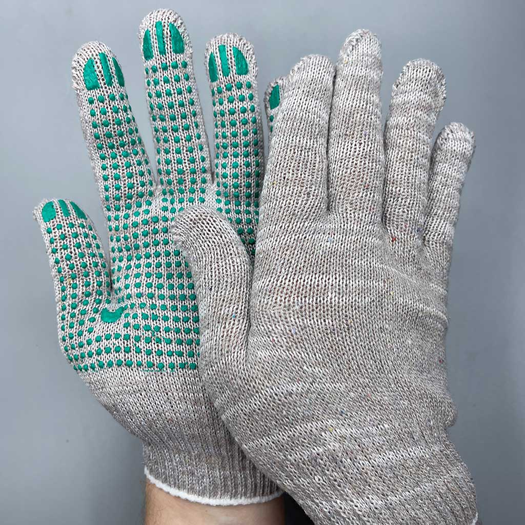 трикотажные рабочие перчатки